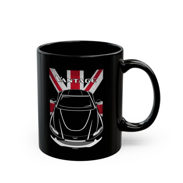 Aston Martin Vantage 2018-2024 Mug - UK Flag Coffee Mug 11 oz by Auto Art Apparel