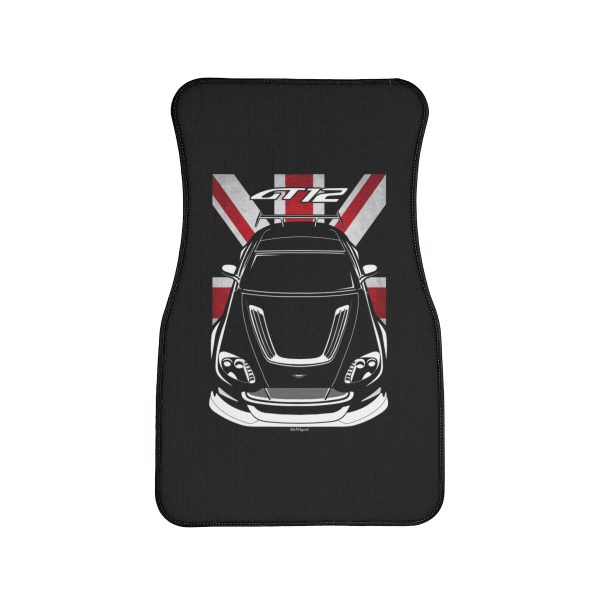 Aston Martin Vantage GT12 Car Mat - UK Flag Floor Mats Front Carpet Floor Mats by Auto Art Apparel