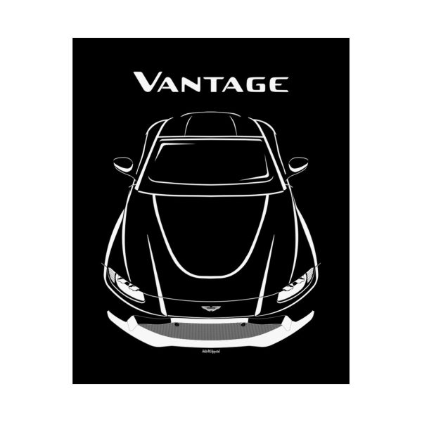 Aston Martin Vantage GT12 Poster 16 x 20 inch by Auto Art Apparel