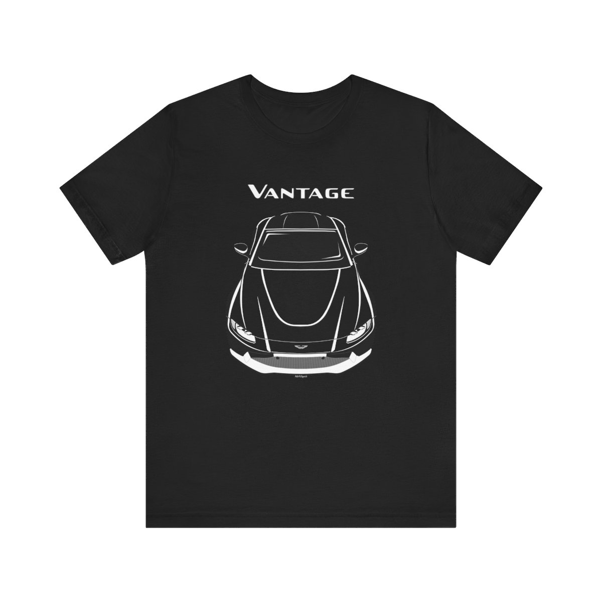 Aston Martin Vantage GT12 T-shirt Black by Auto Art Apparel