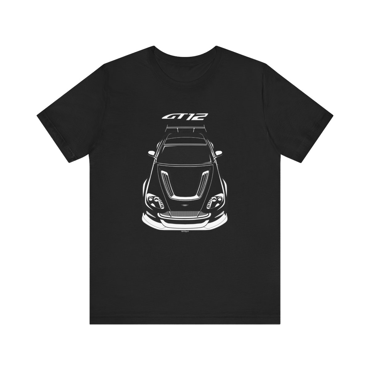 Aston Martin Virage V8 Vantage V600 T-shirt Black by Auto Art Apparel