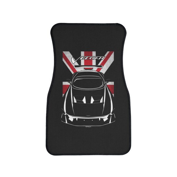 Aston Martin Vulcan Car Mat - UK Flag Floor Mats Front Carpet Floor Mats by Auto Art Apparel