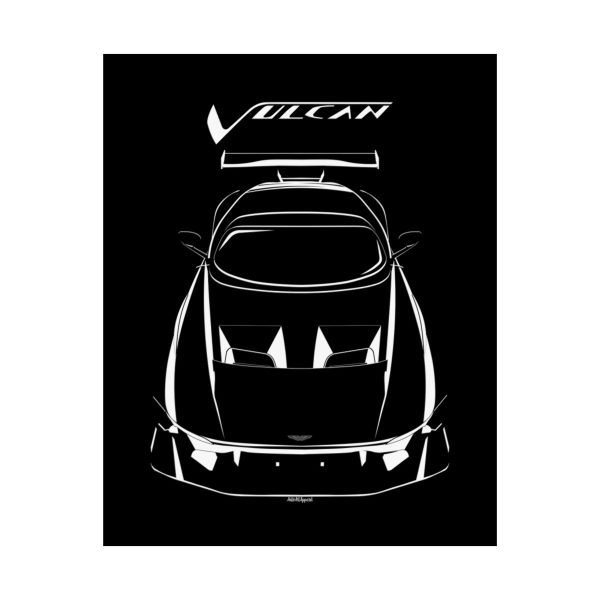 Aston Martin Vulcan Poster 16 x 20 inch by Auto Art Apparel