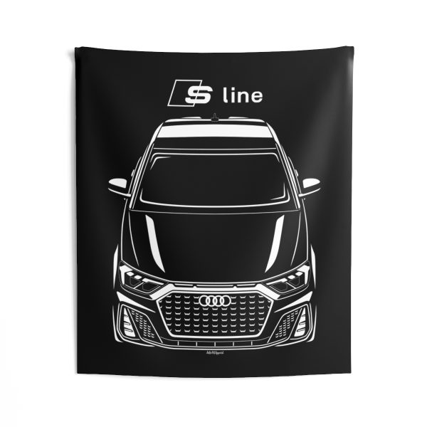 Audi A1 S line 2019-2024 Tapestry 50 x 60 inch by Auto Art Apparel