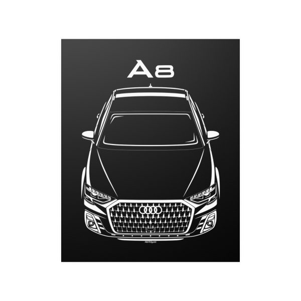 Audi A8 2022-2024 Poster 16 x 20 inch by Auto Art Apparel