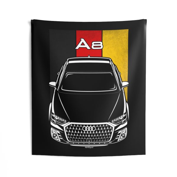 Audi A8 2022-2024 Tapestry - Germany Flag Wall Art 50 x 60 inch by Auto Art Apparel