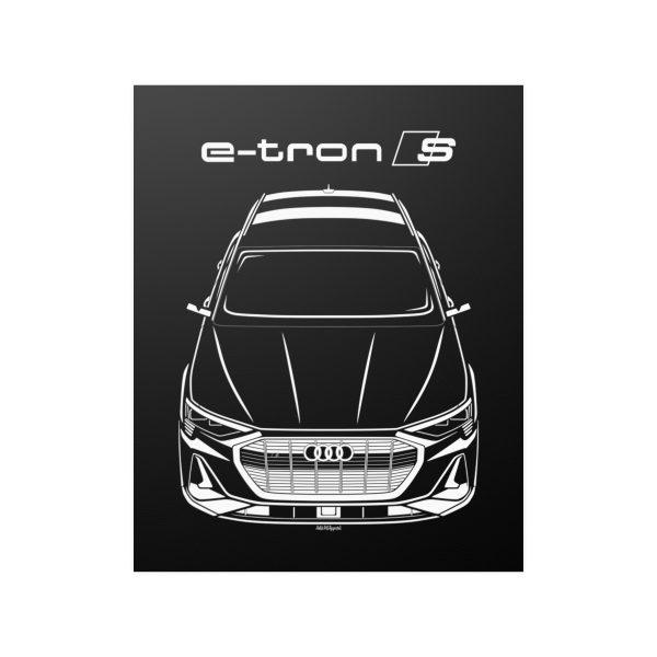 Audi E tron S 2021-2024 Poster 16 x 20 inch by Auto Art Apparel
