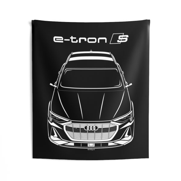 Audi E tron S 2021-2024 Tapestry 50 x 60 inch by Auto Art Apparel