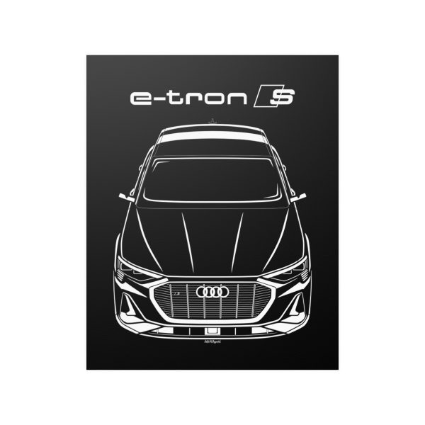Audi E tron S sportback 2021-2024 Poster 16 x 20 inch by Auto Art Apparel