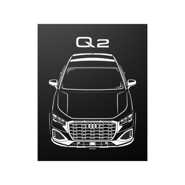 Audi Q2 2021-2024 Poster 16 x 20 inch by Auto Art Apparel
