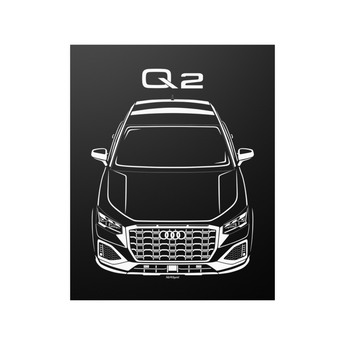 Audi Q2 2021-2024 Poster 16 x 20 inch by Auto Art Apparel