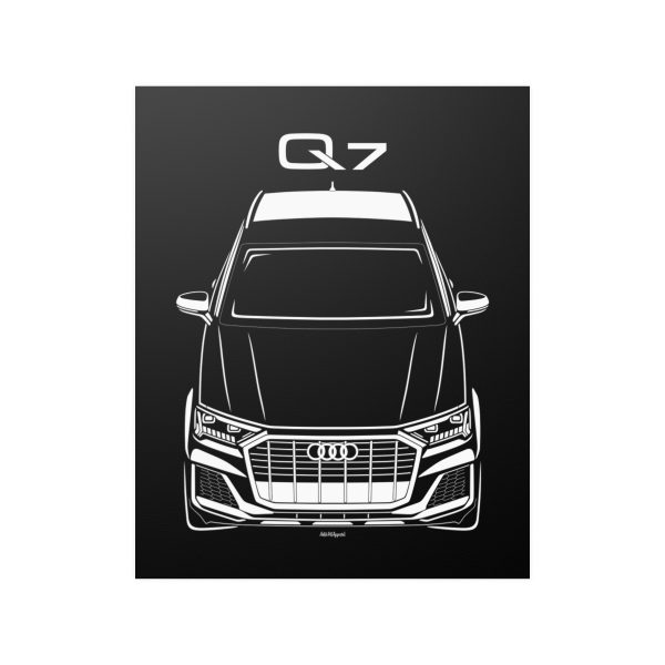 Audi Q7 2020-2023 Poster 16 x 20 inch by Auto Art Apparel
