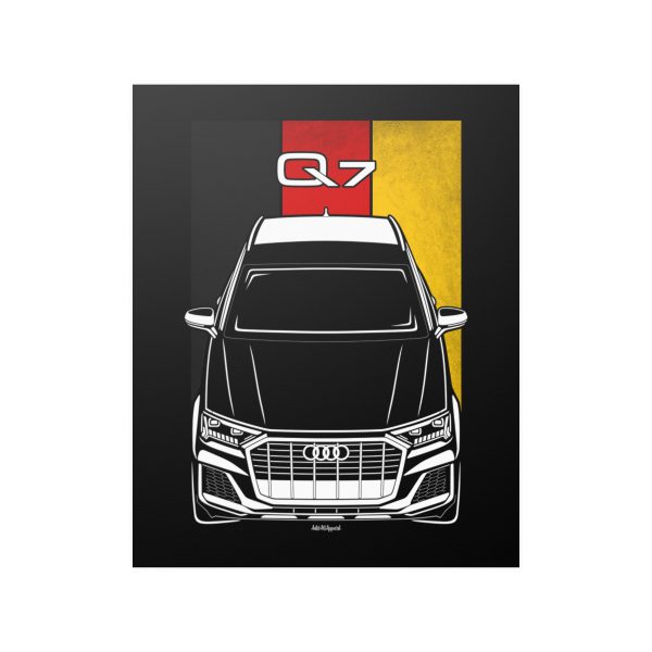 Audi Q7 2020-2023 Poster - Germany Flag Print 16 x 20 inch by Auto Art Apparel