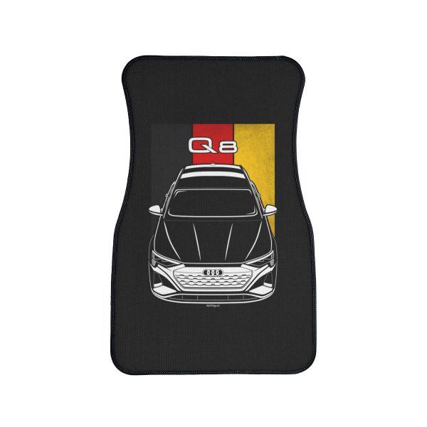 Audi Q8 E Tron 2024 Car Mat - Germany Flag Floor Mats Front Carpet Floor Mats by Auto Art Apparel