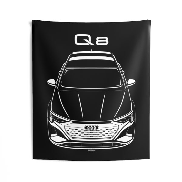 Audi Q8 E Tron 2024 Tapestry 50 x 60 inch by Auto Art Apparel