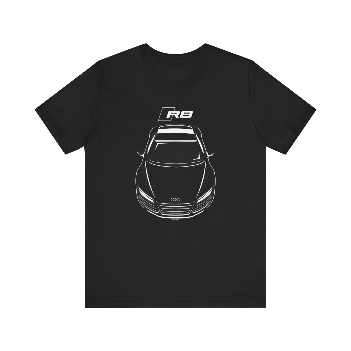 Audi R8 2013-2015 T-shirt Black by Auto Art Apparel