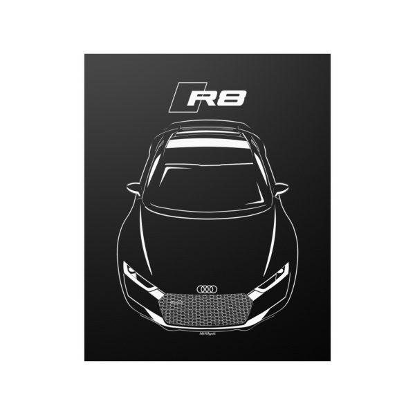 Audi R8 2016-2018 Poster 16 x 20 inch by Auto Art Apparel