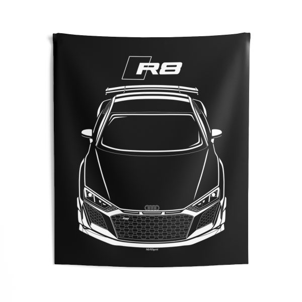 Audi R8 V10 GT Tapestry 50 x 60 inch by Auto Art Apparel
