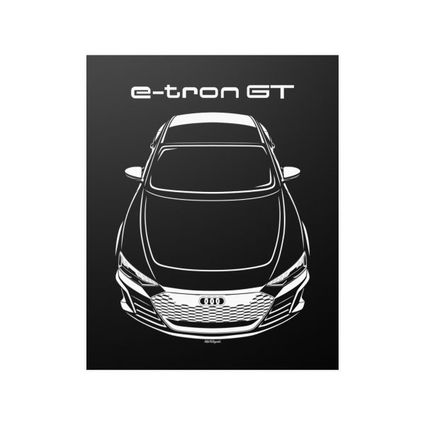 Audi RS E Tron GT 2021-2024 Poster 16 x 20 inch by Auto Art Apparel