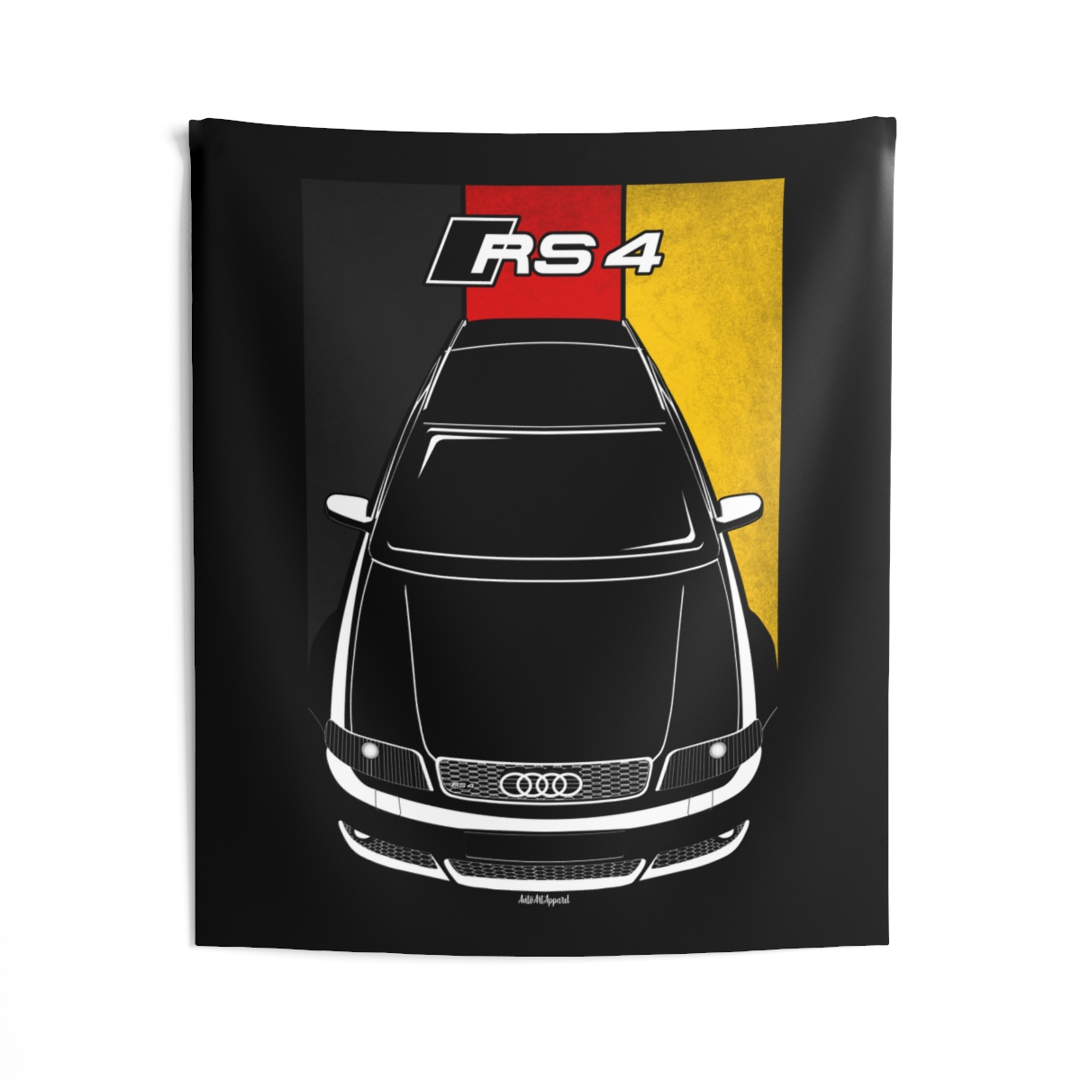 Audi RS4 1999-2001 Tapestry - Germany Flag Wall Art 50 x 60 inch by Auto Art Apparel