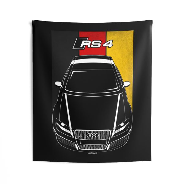 Audi RS4 2006-2008 Tapestry - Germany Flag Wall Art 50 x 60 inch by Auto Art Apparel