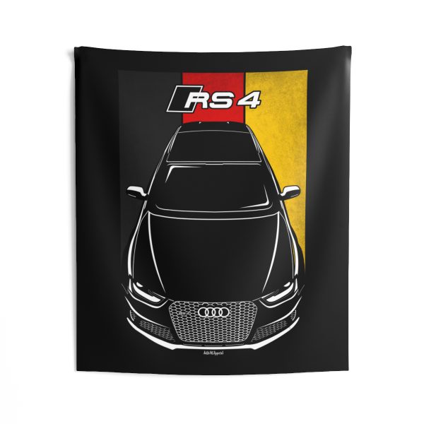 Audi RS4 2013-2015 Tapestry - Germany Flag Wall Art 50 x 60 inch by Auto Art Apparel