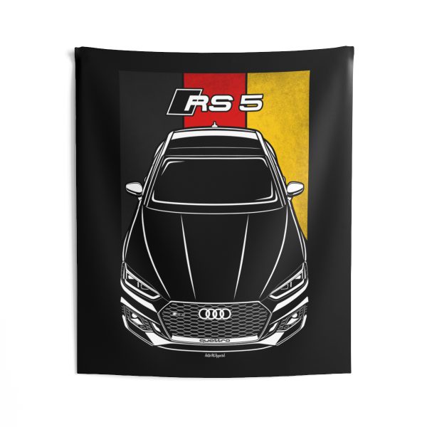 Audi RS5 2018-2019 Tapestry - Germany Flag Wall Art 50 x 60 inch by Auto Art Apparel