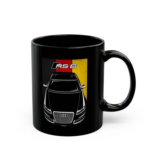 Audi RS6 2008-2010 Mug - Germany Flag Coffee Mug 11 oz by Auto Art Apparel