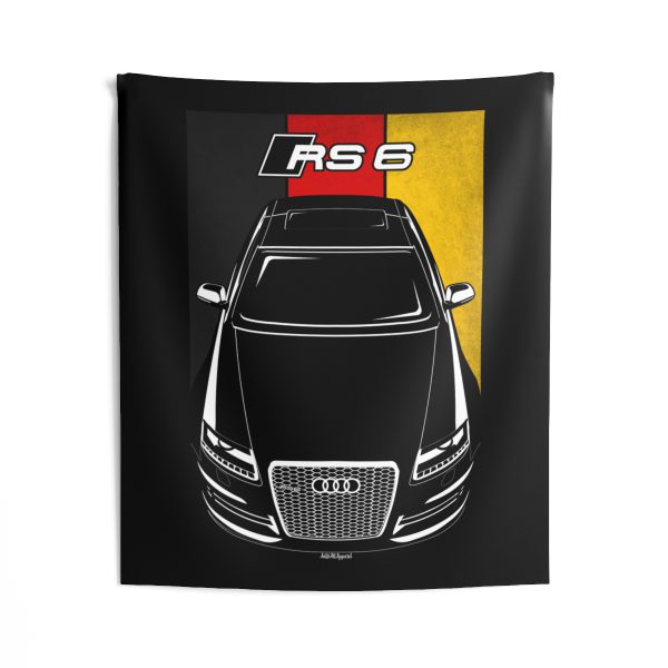 Audi RS6 2008-2010 Tapestry - Germany Flag Wall Art 50 x 60 inch by Auto Art Apparel