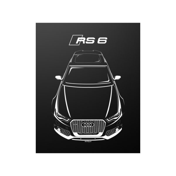 Audi RS6 2014-2018 Poster 16 x 20 inch by Auto Art Apparel
