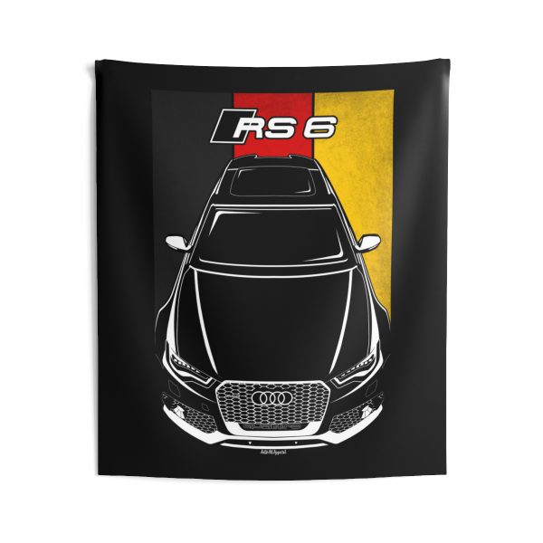 Audi RS6 2014-2018 Tapestry - Germany Flag Wall Art 50 x 60 inch by Auto Art Apparel
