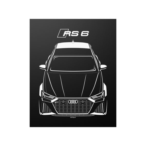 Audi RS6 2019-2023 Poster 16 x 20 inch by Auto Art Apparel