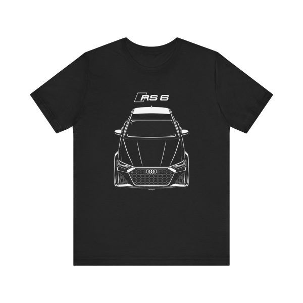 Audi RS6 2024 T-shirt Black by Auto Art Apparel