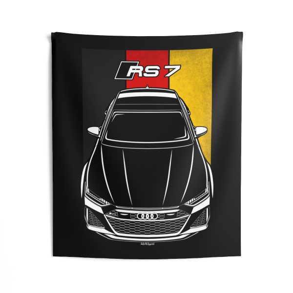 Audi RS7 2020-2023 Tapestry - Germany Flag Wall Art 50 x 60 inch by Auto Art Apparel
