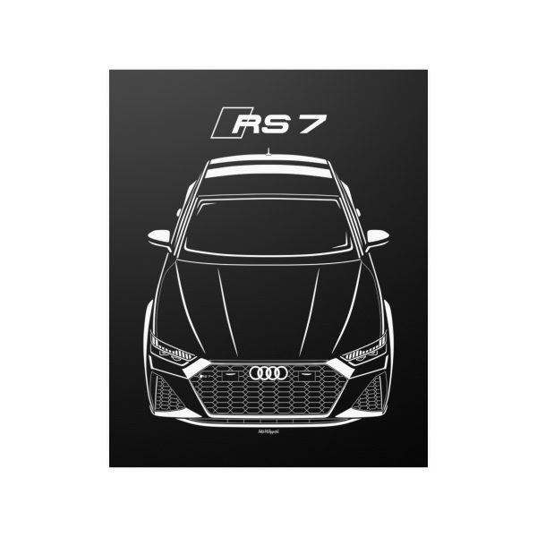 Audi RS7 2024 Poster 16 x 20 inch by Auto Art Apparel
