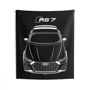 Audi RS7 2024 Tapestry 50 x 60 inch by Auto Art Apparel