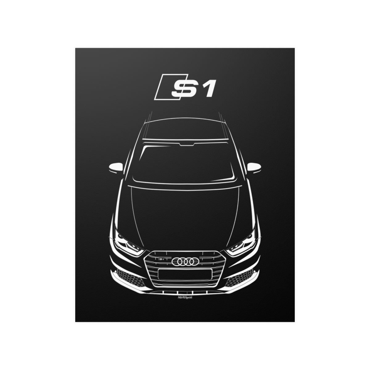 Audi S1 2015-2018 Poster 16 x 20 inch by Auto Art Apparel