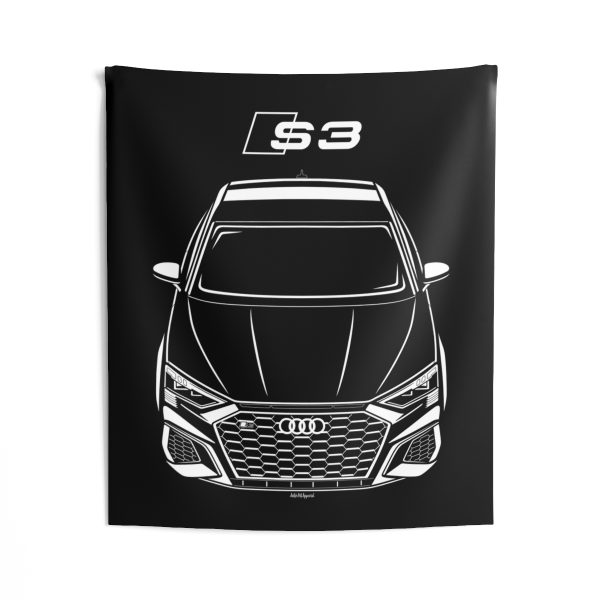 Audi S3 Sedan 2021-2024 Tapestry 50 x 60 inch by Auto Art Apparel