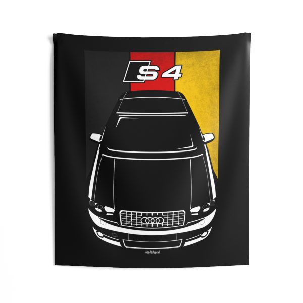 Audi S4 2004-2005 Tapestry - Germany Flag Wall Art 50 x 60 inch by Auto Art Apparel