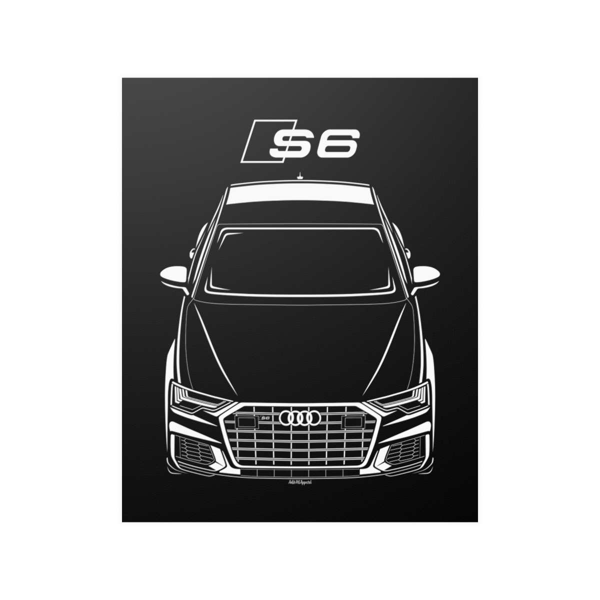 Audi S6 2020-2023 Poster 16 x 20 inch by Auto Art Apparel