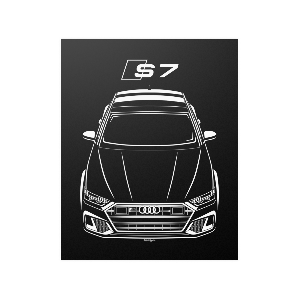 Audi S7 2020-2023 Poster 16 x 20 inch by Auto Art Apparel
