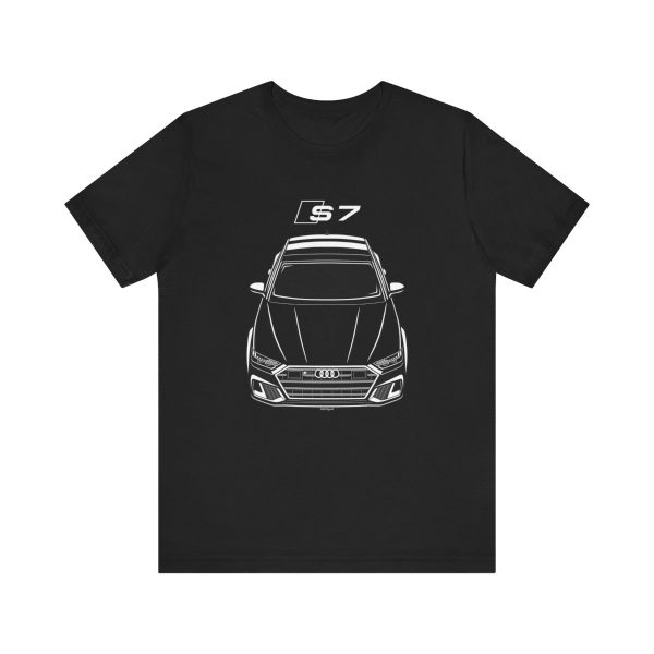 Audi S7 2020-2023 T-shirt Black by Auto Art Apparel