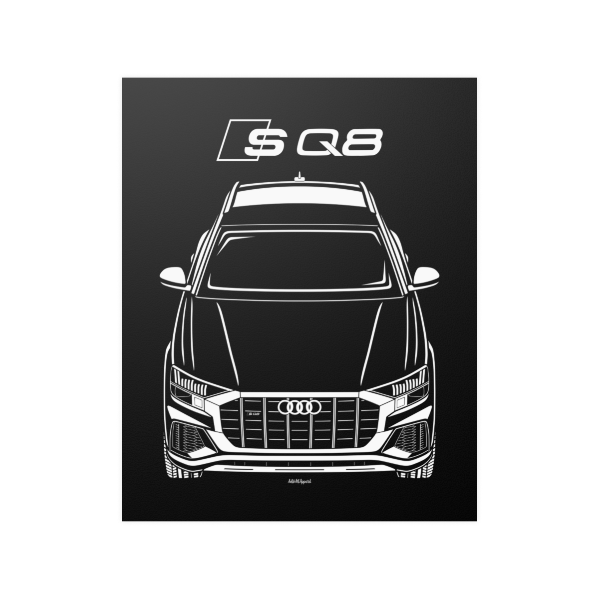 Audi SQ8 2019-2023 Poster 16 x 20 inch by Auto Art Apparel