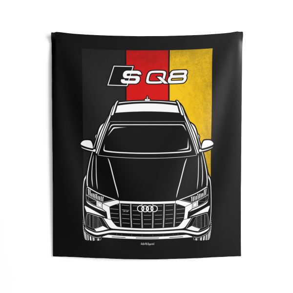 Audi SQ8 2019-2023 Tapestry - Germany Flag Wall Art 50 x 60 inch by Auto Art Apparel