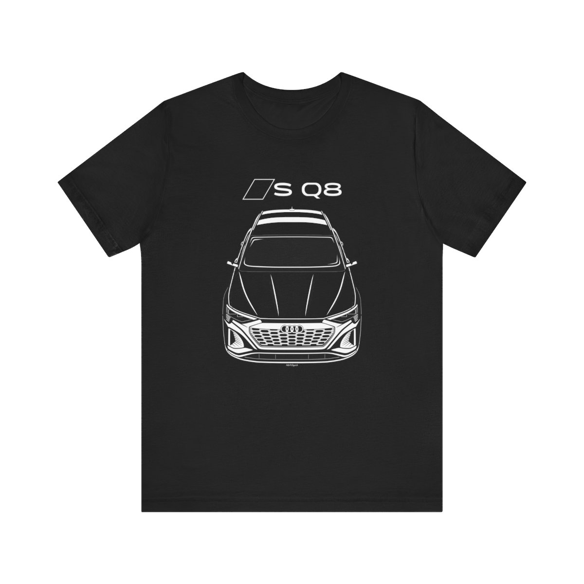 Audi SQ8 E Tron 2024 T-shirt Black by Auto Art Apparel