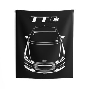 Audi TT S 8S Tapestry 50 x 60 inch by Auto Art Apparel