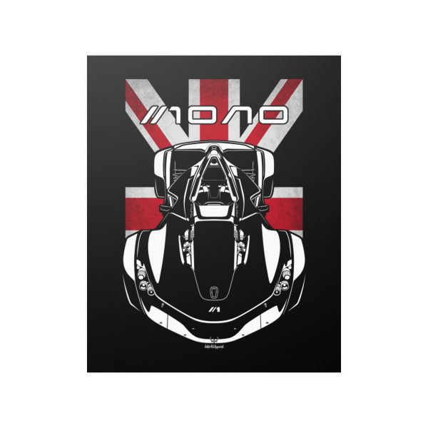 BAC Mono Poster - UK Flag Print 16 x 20 inch by Auto Art Apparel