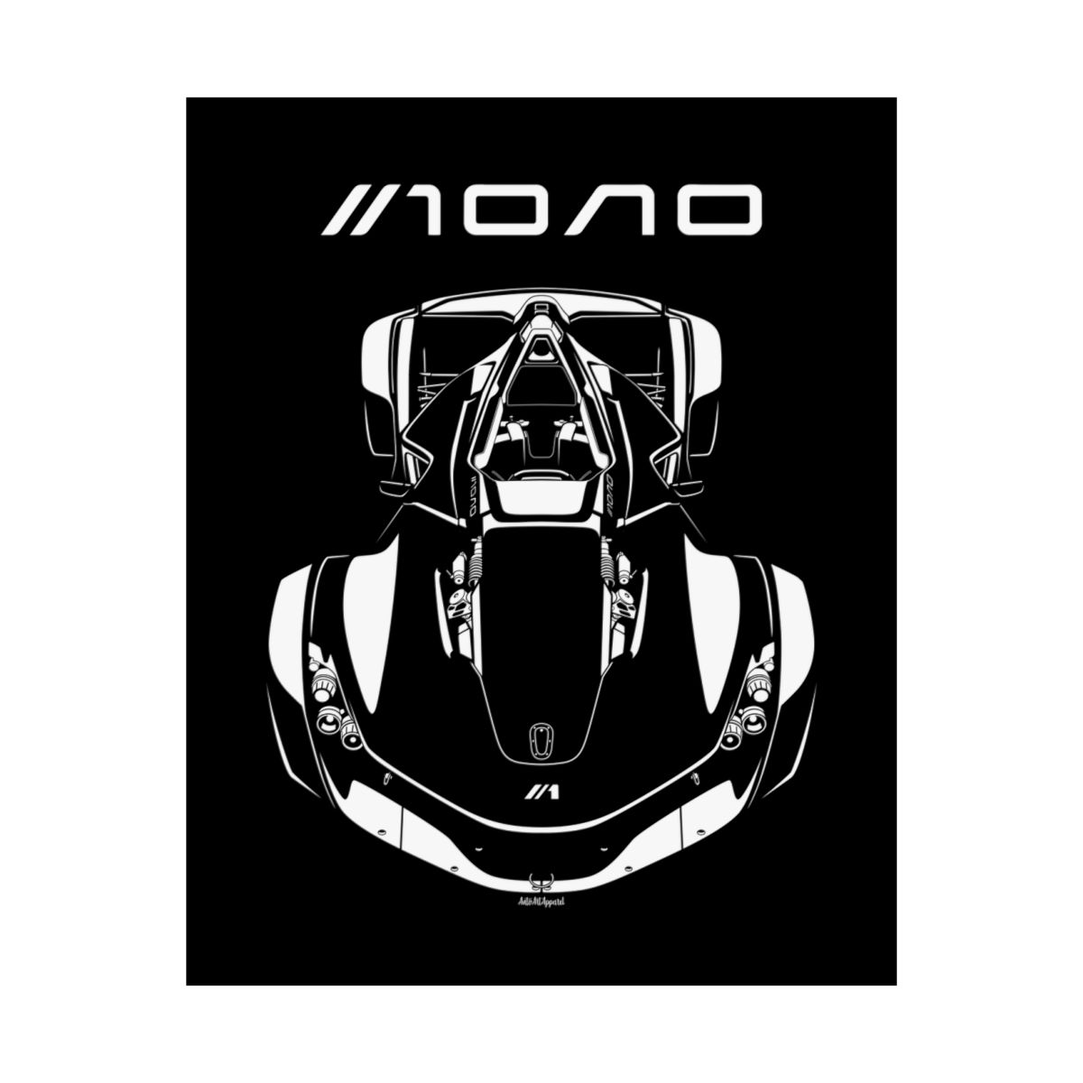 BAC Mono Poster 16 x 20 inch by Auto Art Apparel