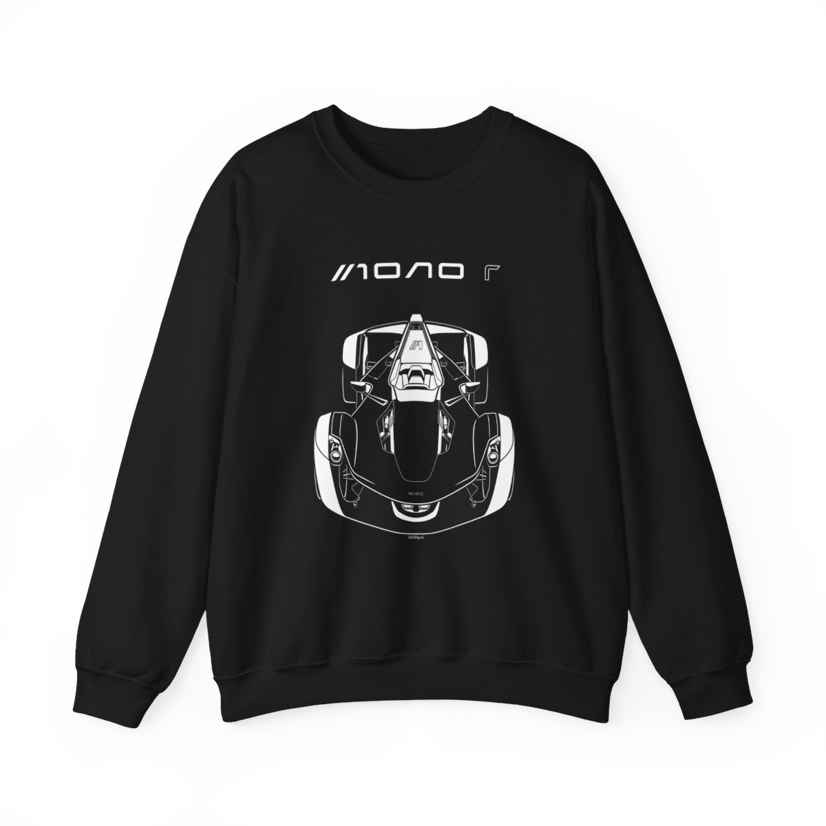 BAC Mono R Crewneck Sweatshirt Black by Auto Art Apparel