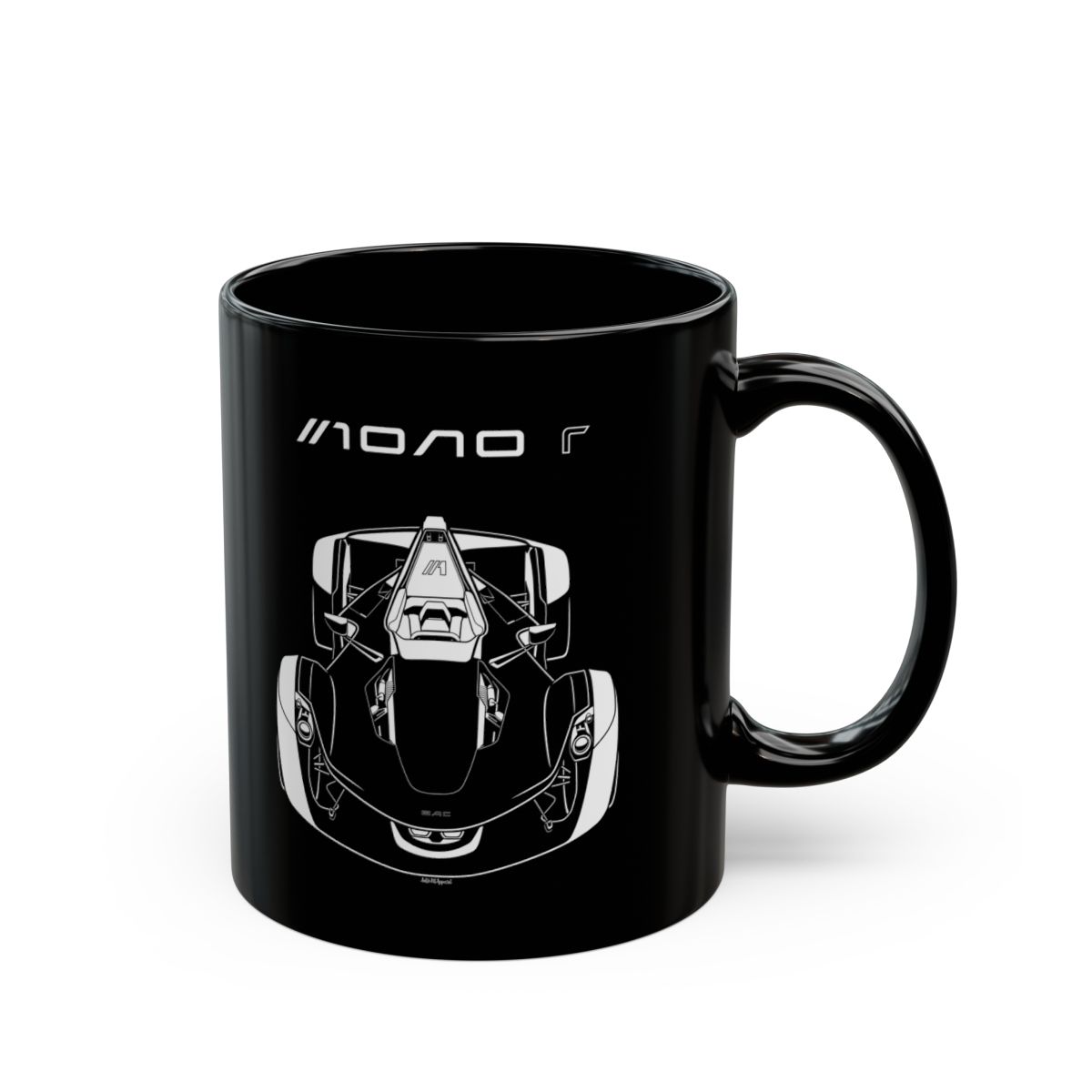BAC Mono R Mug 11 oz by Auto Art Apparel